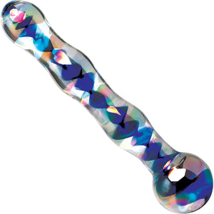 Icicles No. 8 Sapphire Spiral Glass Dildo