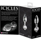 Icicles No. 44 Glass Butt Plug - Clear