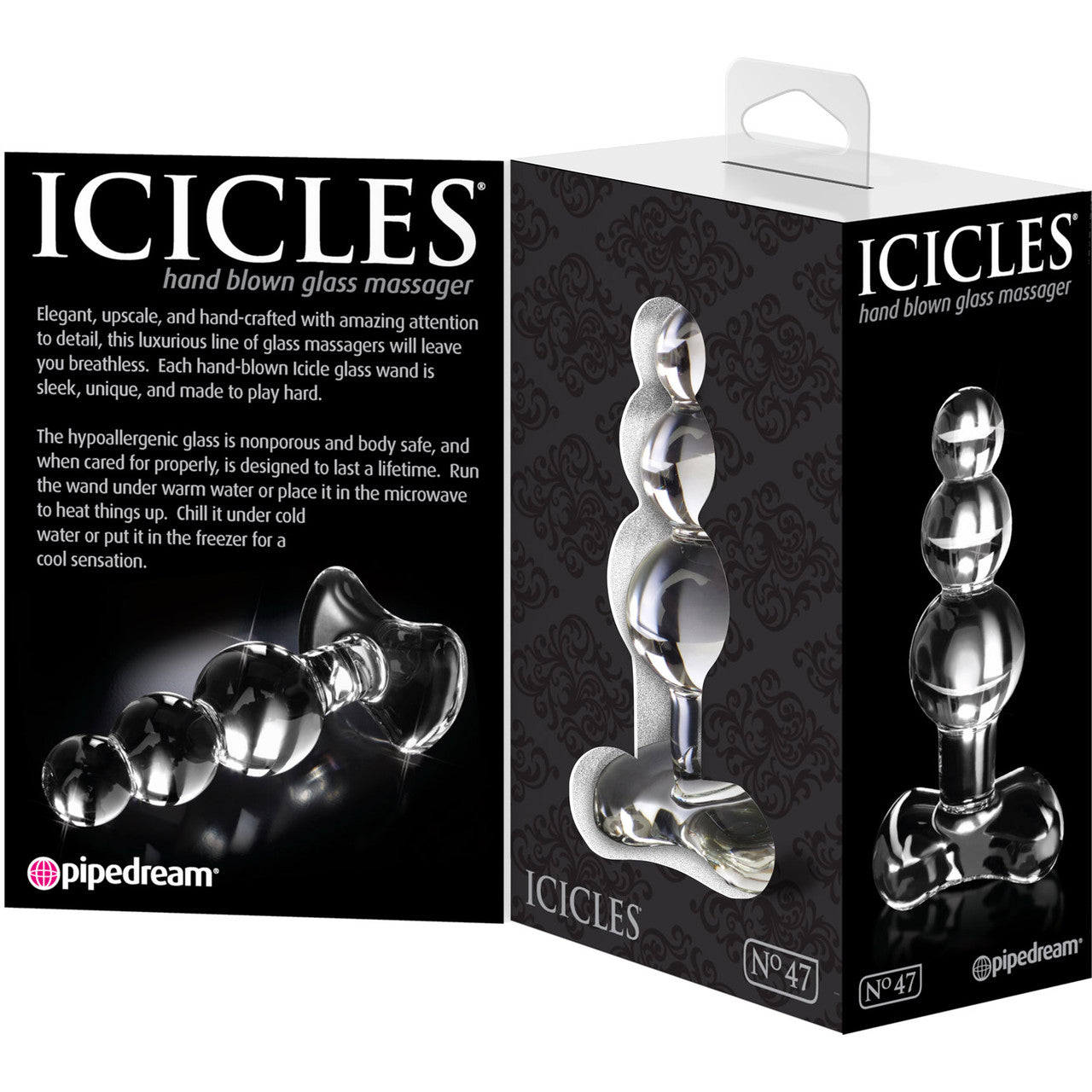 Icicles No. 47 Glass Butt Plug