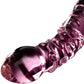 Icicles No. 55 Pink Glass G-Spot Dildo