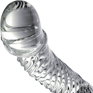 Icicles No. 61 Clear Glass G-Spot Dildo