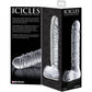 Icicles No. 63 Clear Glass Realistic Dildo