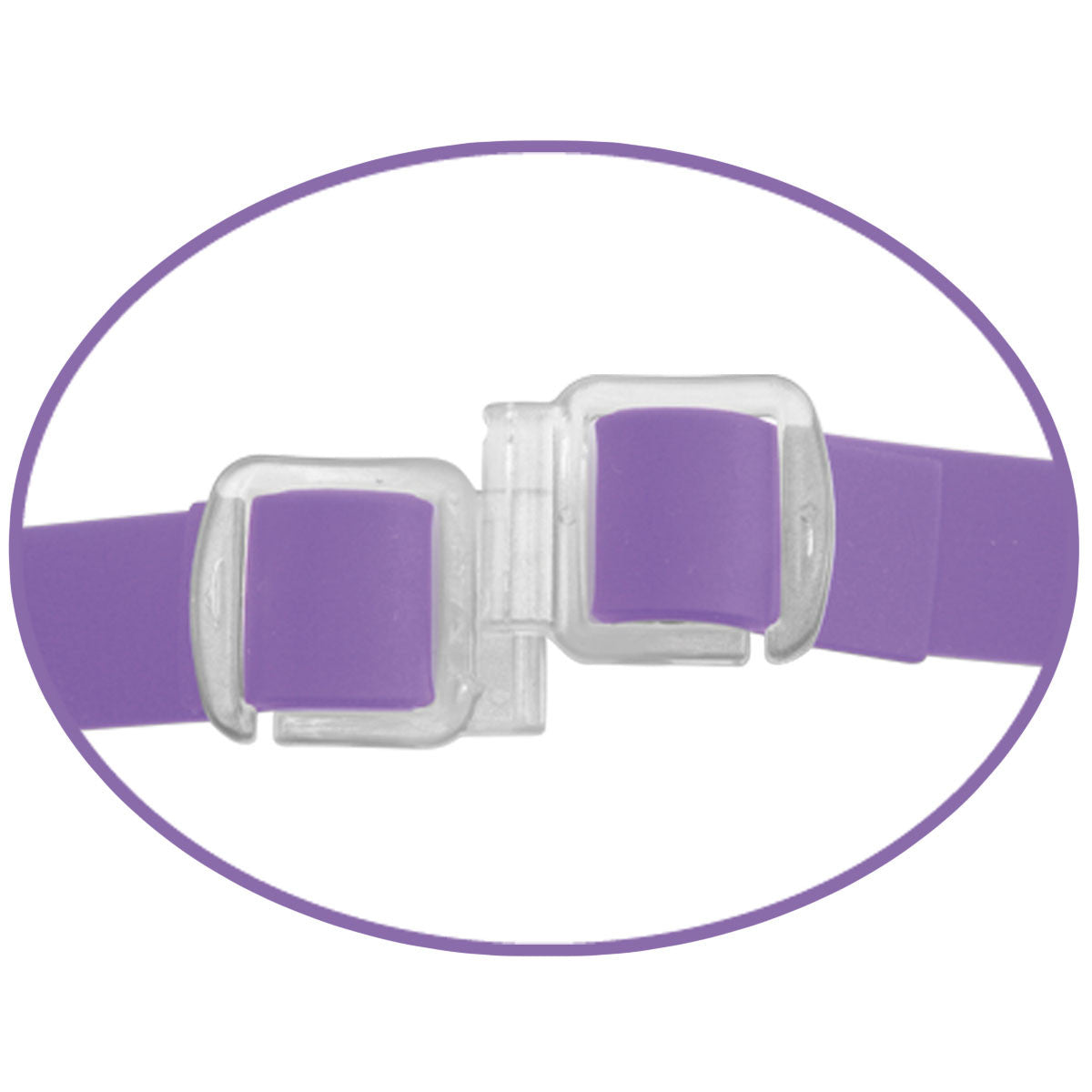 Fetish Fantasy Elite Vibrating Double Delight Strap-On - Purple