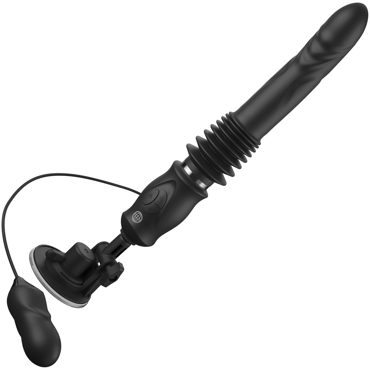 Fetish Fantasy Series Ultimate Silicone Rechargeable Thruster With Vibrating Bullet & Suction Base