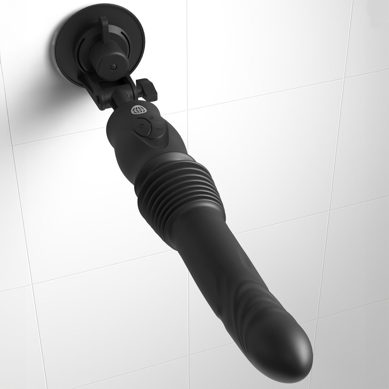 Fetish Fantasy Series Ultimate Silicone Rechargeable Thruster With Vibrating Bullet & Suction Base