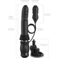 Fetish Fantasy Series Ultimate Silicone Rechargeable Thruster With Vibrating Bullet & Suction Base