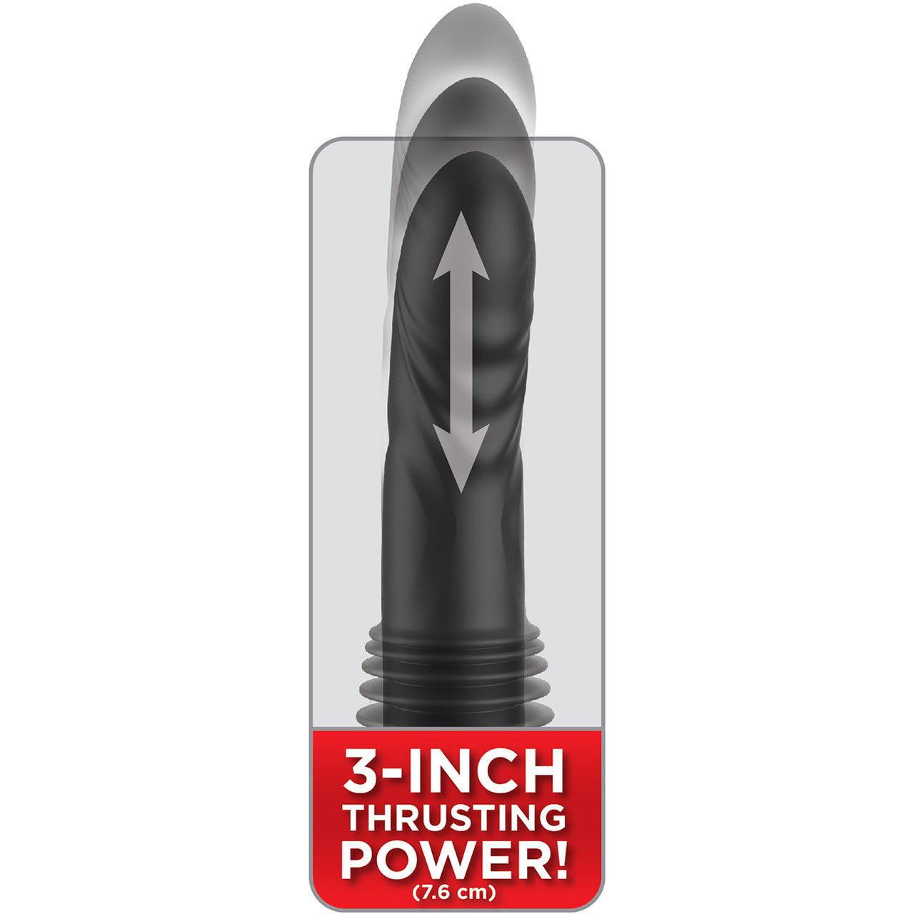 Fetish Fantasy Series Ultimate Silicone Rechargeable Thruster With Vibrating Bullet & Suction Base