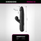 Fetish Fantasy Series Sonix Silicone Thruster Rechargeable Dual Stimulation Vibrator - Measurements