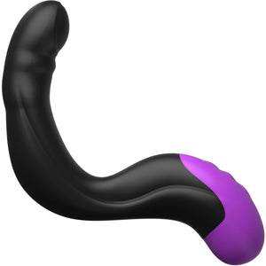 Anal Fantasy Elite Hyper-Pulse Rechargeable Silicone P-Spot Massager by Pipedream - Black
