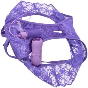 Fantasy For Her Crotchless Panty Thrill-Her - Remote Control Vibrating Panty