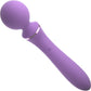 Fantasy For Her Silicone Rechargeable Duo Wand Massage-Her - Dual Function Wand With G-Spot Vibrator 