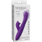 Fantasy For Her Ultimate Thrusting Clit Stimulate-Her Dual Stimulation Rabbit Style Silicone Vibrator