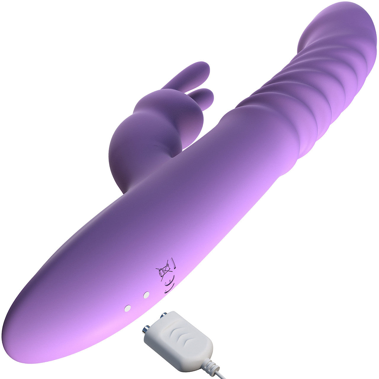 Fantasy For Her - Her Thrusting Silicone Rabbit Dual Stimulation Vibrator