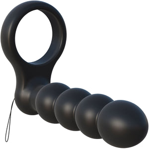 Fantasy C-Ringz Remote Control Double Penetrator Cock Ring By Pipedream - Black