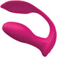 3Some Double Ecstasy Dual Stimulation Rechargeable Remote Controlled Silicone Vibrator