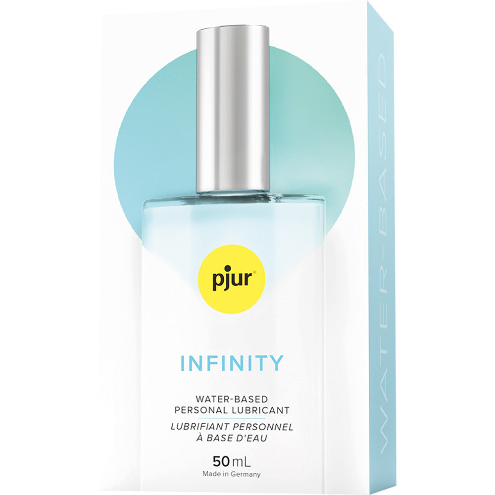 Pjur Infinity Water Based Personal Lubricant 1.7 oz / 50 ml Glass Bottle