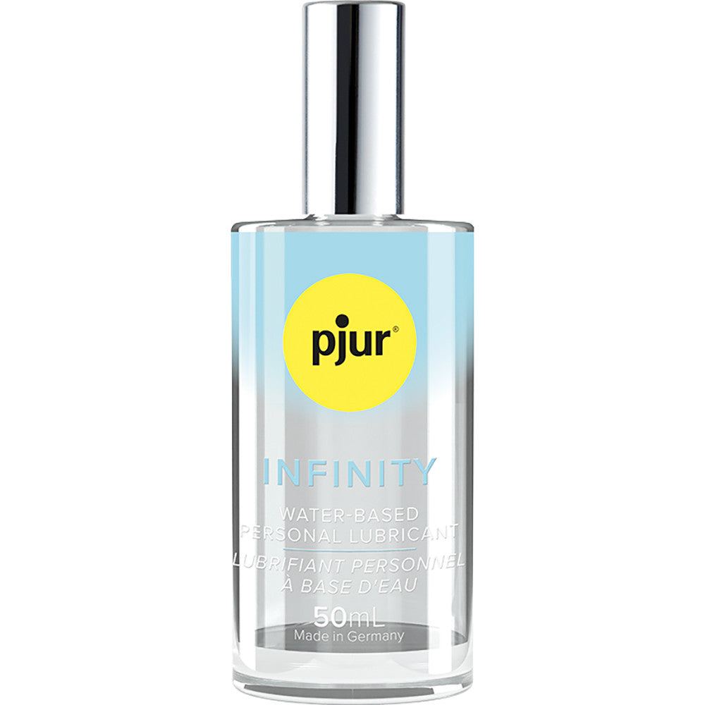 Pjur Infinity Water Based Personal Lubricant 1.7 oz / 50 ml Glass Bottle