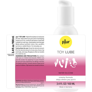 pjur® TOY LUBE Hybrid Personal Lubricant 3.4 fl oz / 100mL