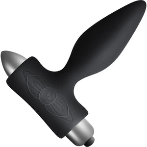 Petite Sensations Plug 7 Function Vibrating Butt Plug by Rocks-Off - Black