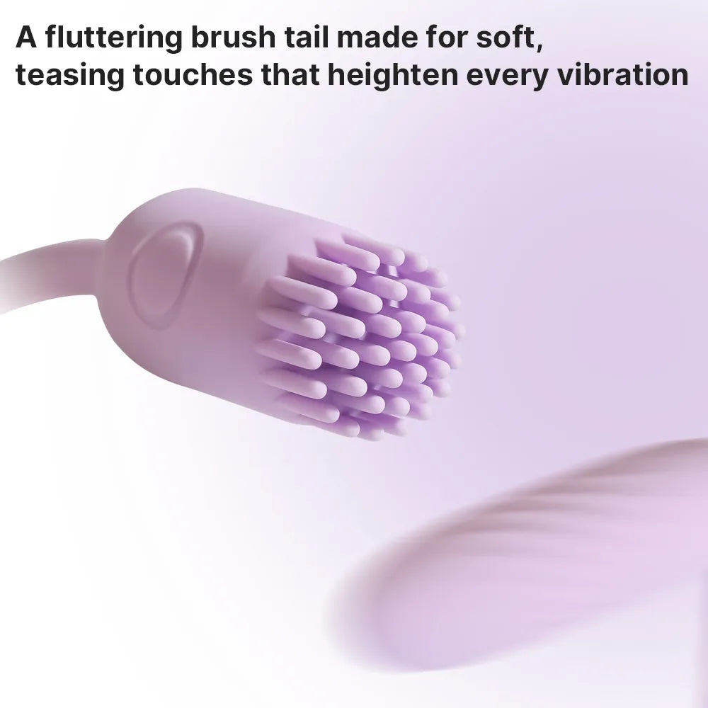 Svakom Plume Flexible Brush Tail Silicone Bullet Vibrator