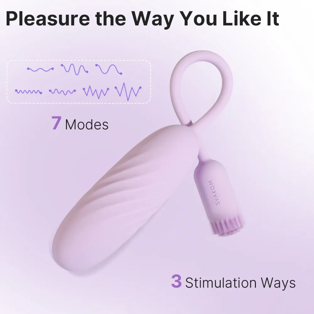 Svakom Plume Flexible Brush Tail Silicone Bullet Vibrator