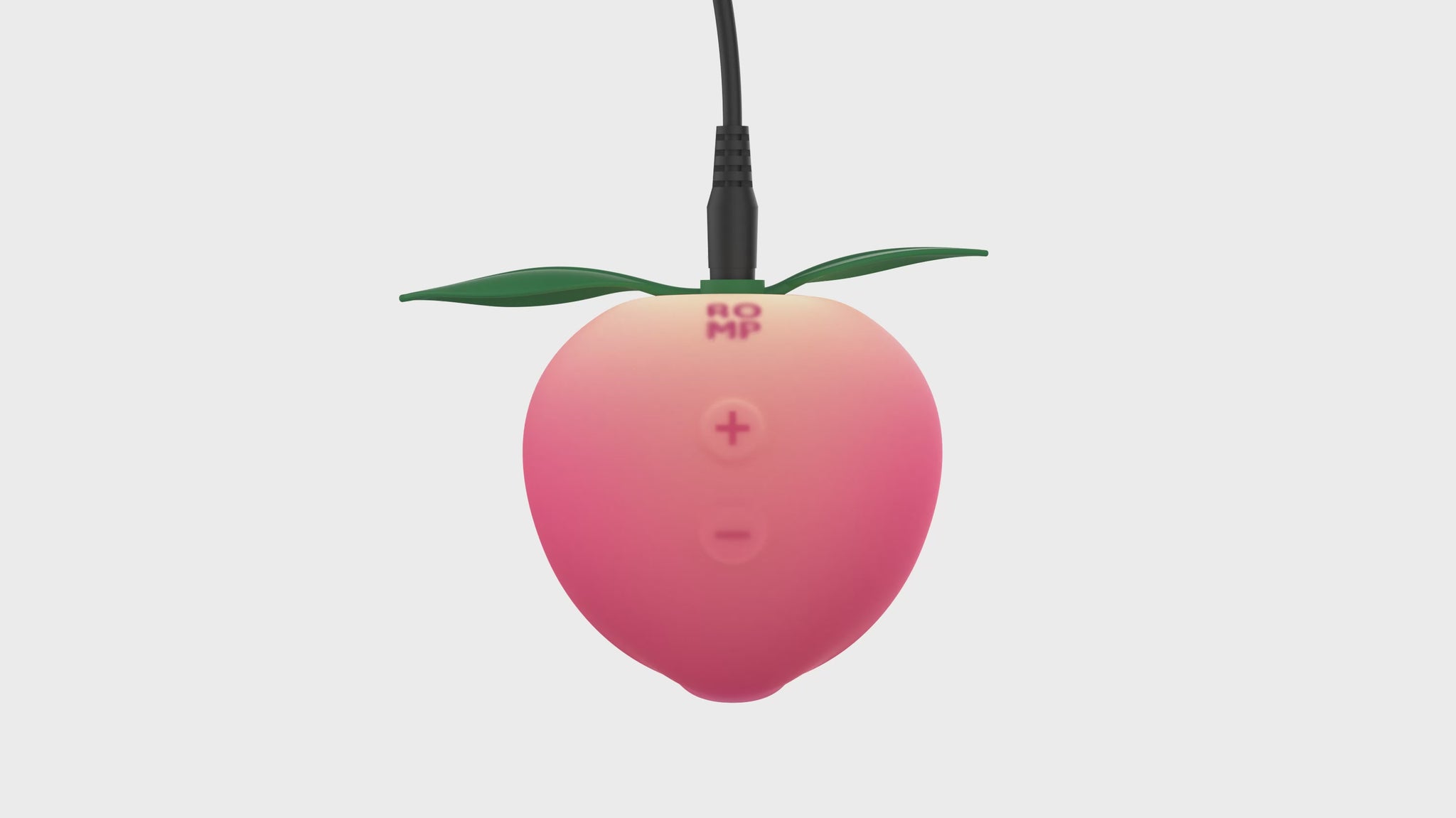 ROMP Pink Peach Pleasure Air Silicone Clitoral Massaging Stimulator - Video