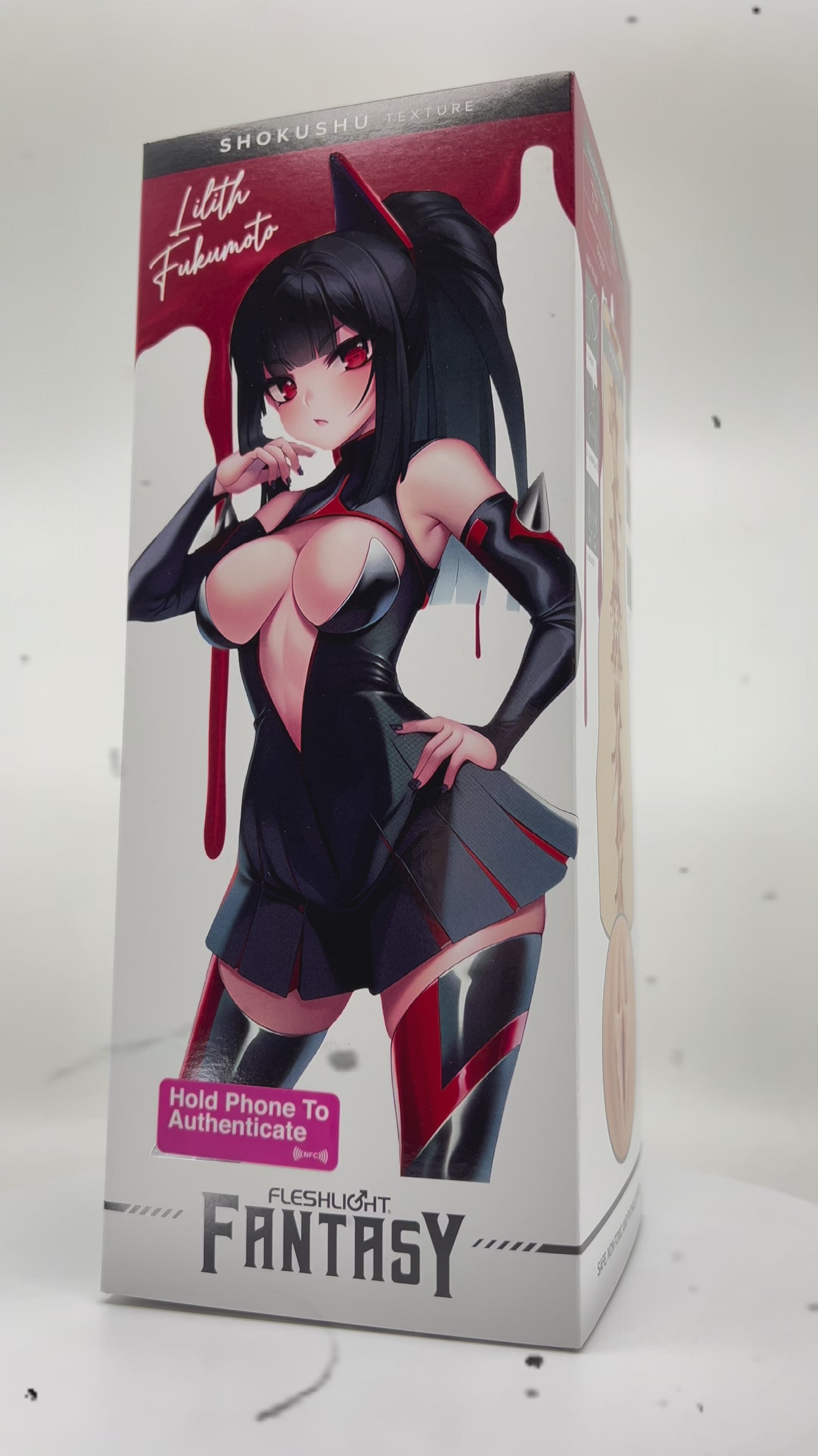 Load video: Experience intense pleasure with the Fleshlight Fantasy Lilith Fukumoto. Designed for lifelike sensations, this toy delivers unforgettable st!mulation with its intricate, detailed texture.