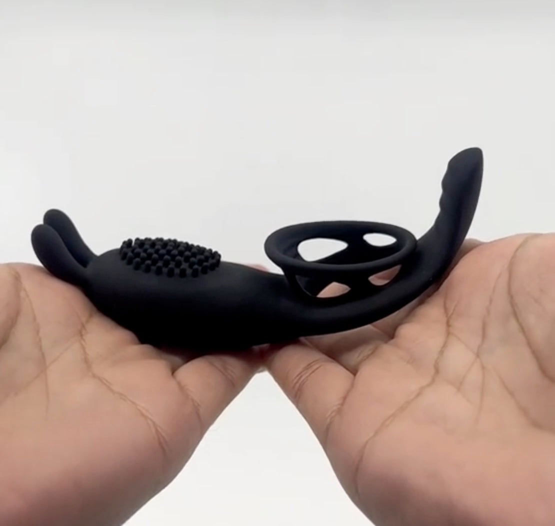 Edison Vibrating Rabbit Style Cock Ring By Vibeology Edison Vibrating Rabbit Style Cock Ring By Vibeology
