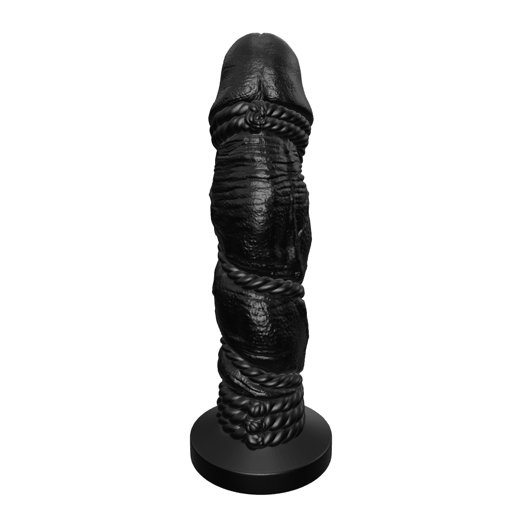 Bound Silicone Super Textured Dildo By Uberrime - 3D Version