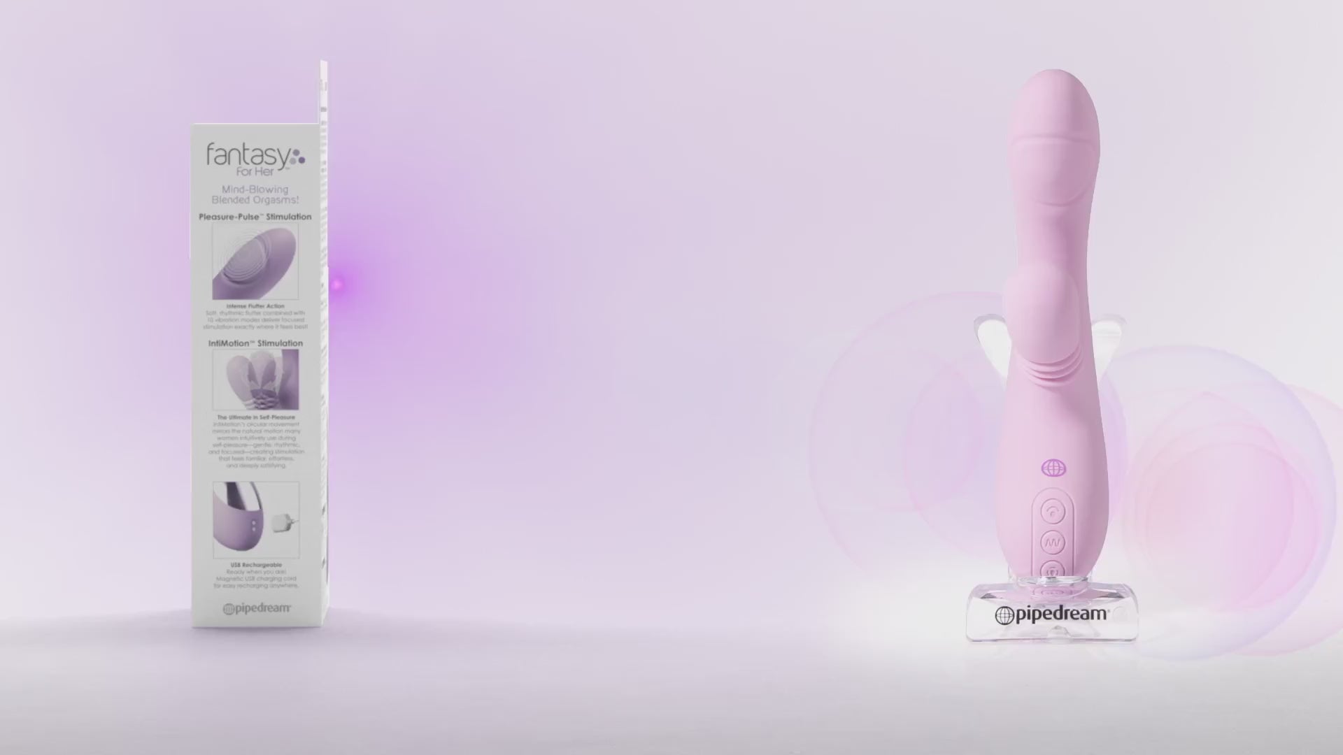 Fantasy For Her IntiMotion Flutter Pro G-Spot Pulsing Rabbit Vibrator - Video