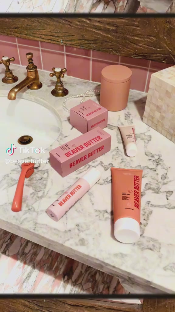 Load video: Elevate your intimate experiences. Indulge in Beaver Butter Stimulating Arousal Serum, designed to stimulate and soothe your intimate areas, enhancing arousal with a refreshing sensation. A water-based serum that smells like mint with a fresh zing. Paraben-free and not tested on animals.