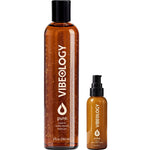 Perfect Pairings - 8 oz Pure Organic Lubricant & 1 oz Pulse Clitoral Stimulation Cream By Vibeology