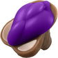 b.cush Soft Silicone Dildo Base for Harness Play By Banana Pants - Purple