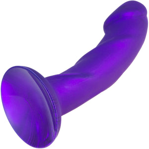 Fuze Flame Metallic Violet Suction Cup Silicone Dildo