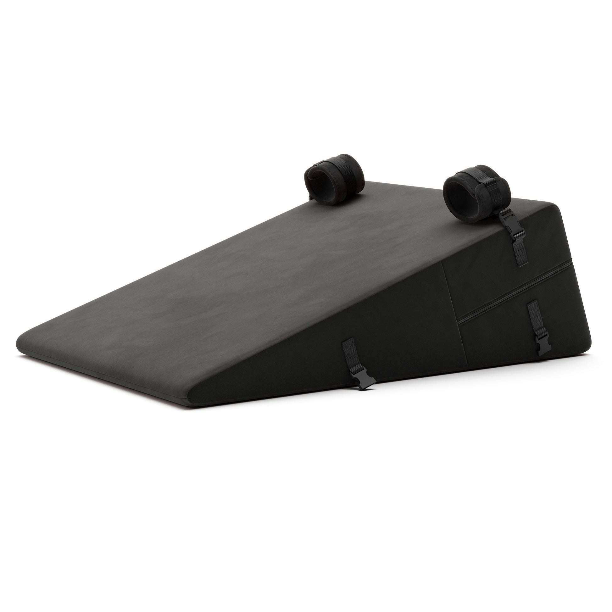 Liberator Bondage Ramp Sex Pillow For Missionary & Doggy Positions With Restraint Attachments - Black