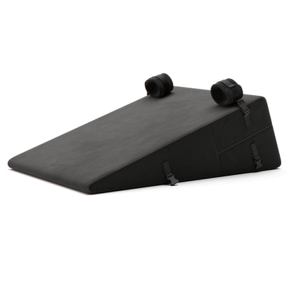 Liberator Bondage Ramp Sex Pillow For Missionary & Doggy Positions With Restraint Attachments - Black