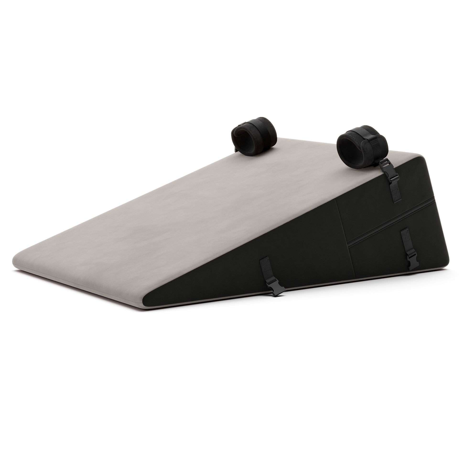 Liberator Bondage Ramp Sex Pillow For Missionary & Doggy Positions With Restraint Attachments - Grey