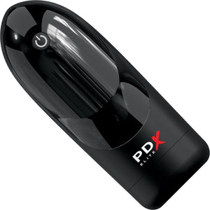 PDX Elite Hydrogasm Rechargeable Waterproof Rumbly Vibrating Penis Masturbator By Pipedream