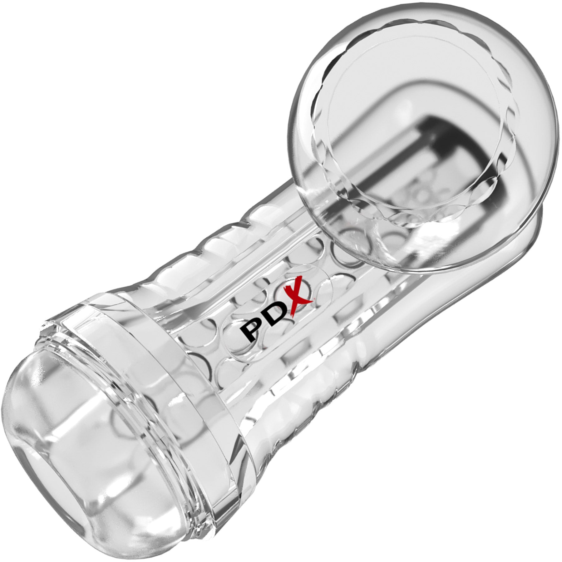 PDX Elite ViewTube See-Thru EZ-Grip Penis Stroker