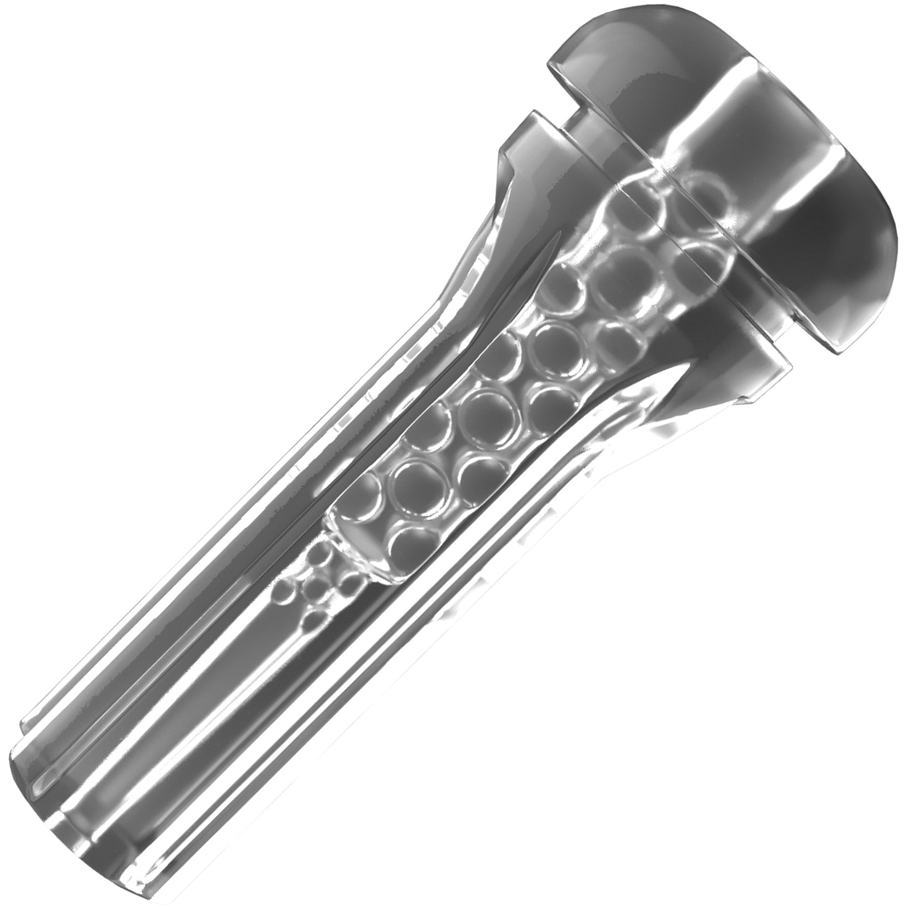 PDX Elite ViewTube See-Thru EZ-Grip LED Penis Stroker