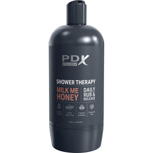 PDX Plus Shower Therapy Milk Me Honey Discreet Penis Stroker By Pipedream - Caramel