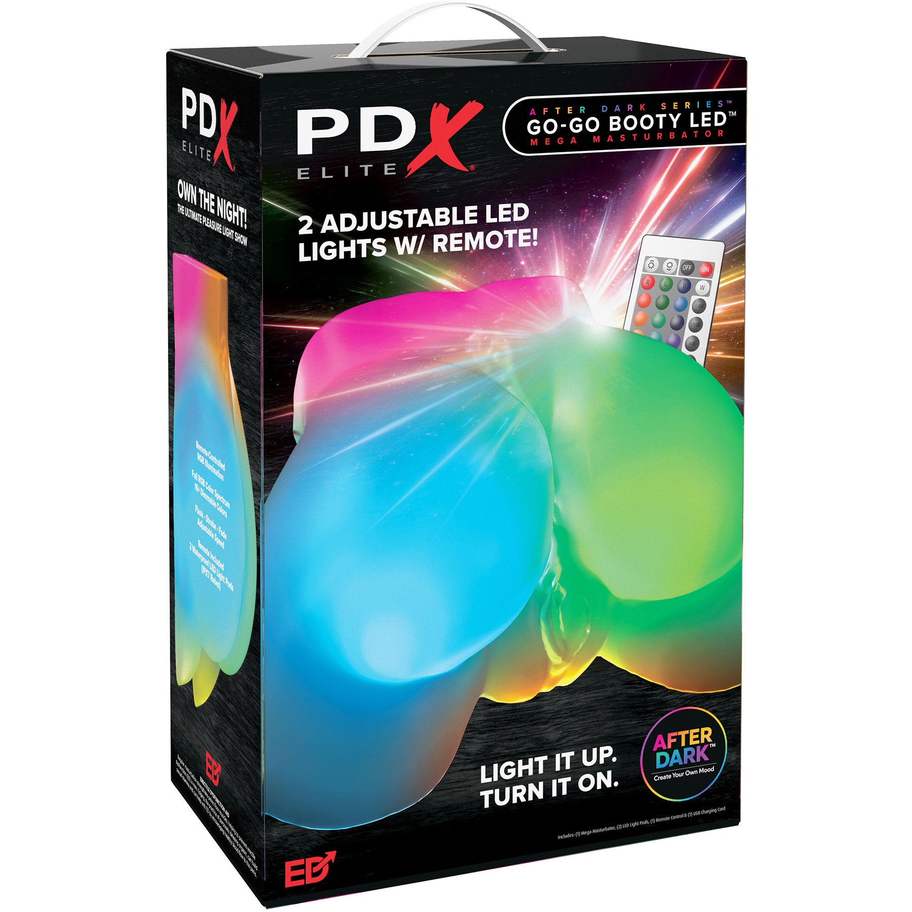 PDX Elite After Dark Series Go-Go Booty LED Mega Masturbator