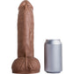 Hankey's Toys Rentman Medium 11" Silicone Cock With Balls & Vac-U-Lock Base - Caramel