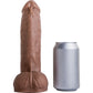 Hankey's Toys Rentman Small 9.5" Silicone Cock With Balls & Vac-U-Lock Base - Caramel