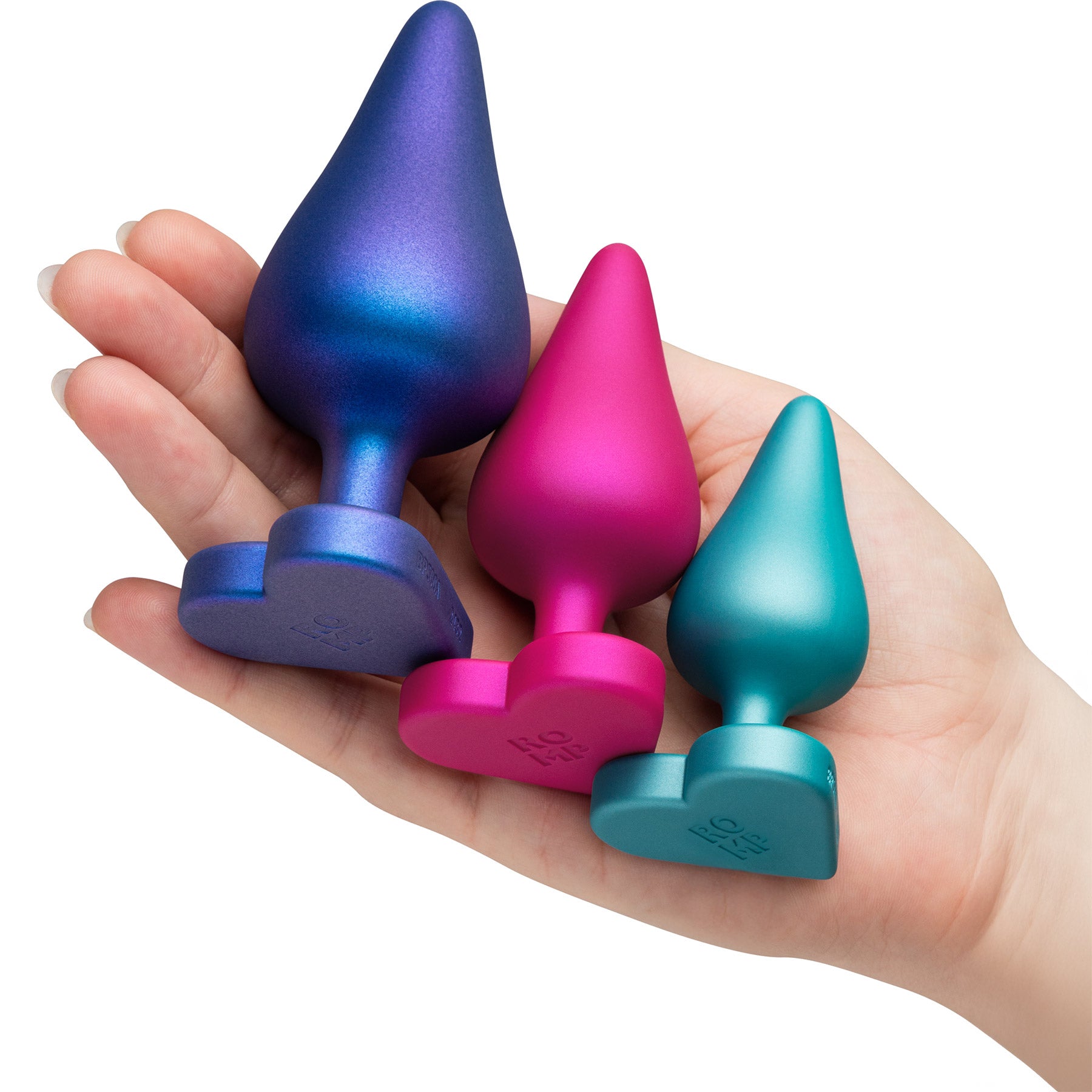 ROMP Luster Silicone Butt Plug Set ROMP Luster Silicone Butt Plug Set