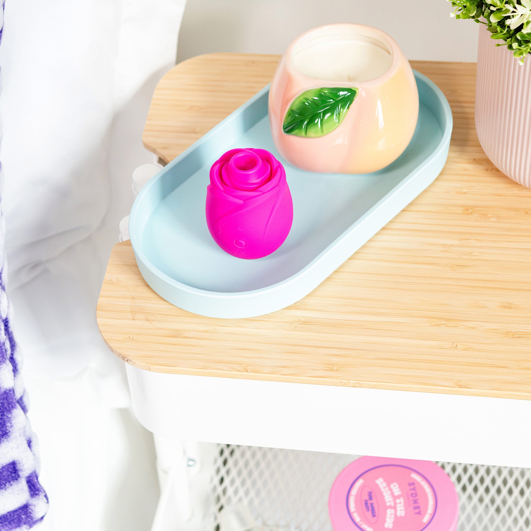 ROMP Rose 2.0 Pleasure Air Silicone Rechargeable Waterproof Clitoral Massaging Stimulator