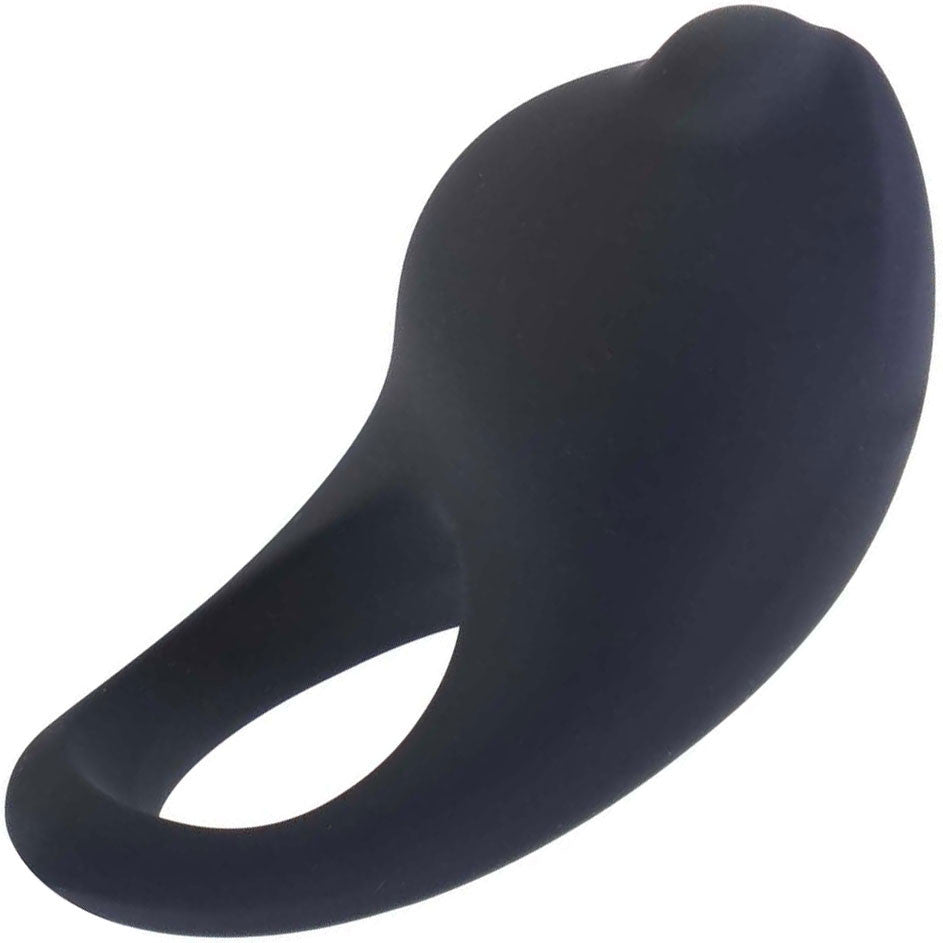 Roq Rechargeable Silicone Vibrating Cock Ring by VeDO - Just Black