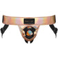 Strap-on-Me Curious Leatherette Strap-On Harness - Holographic Rose Gold