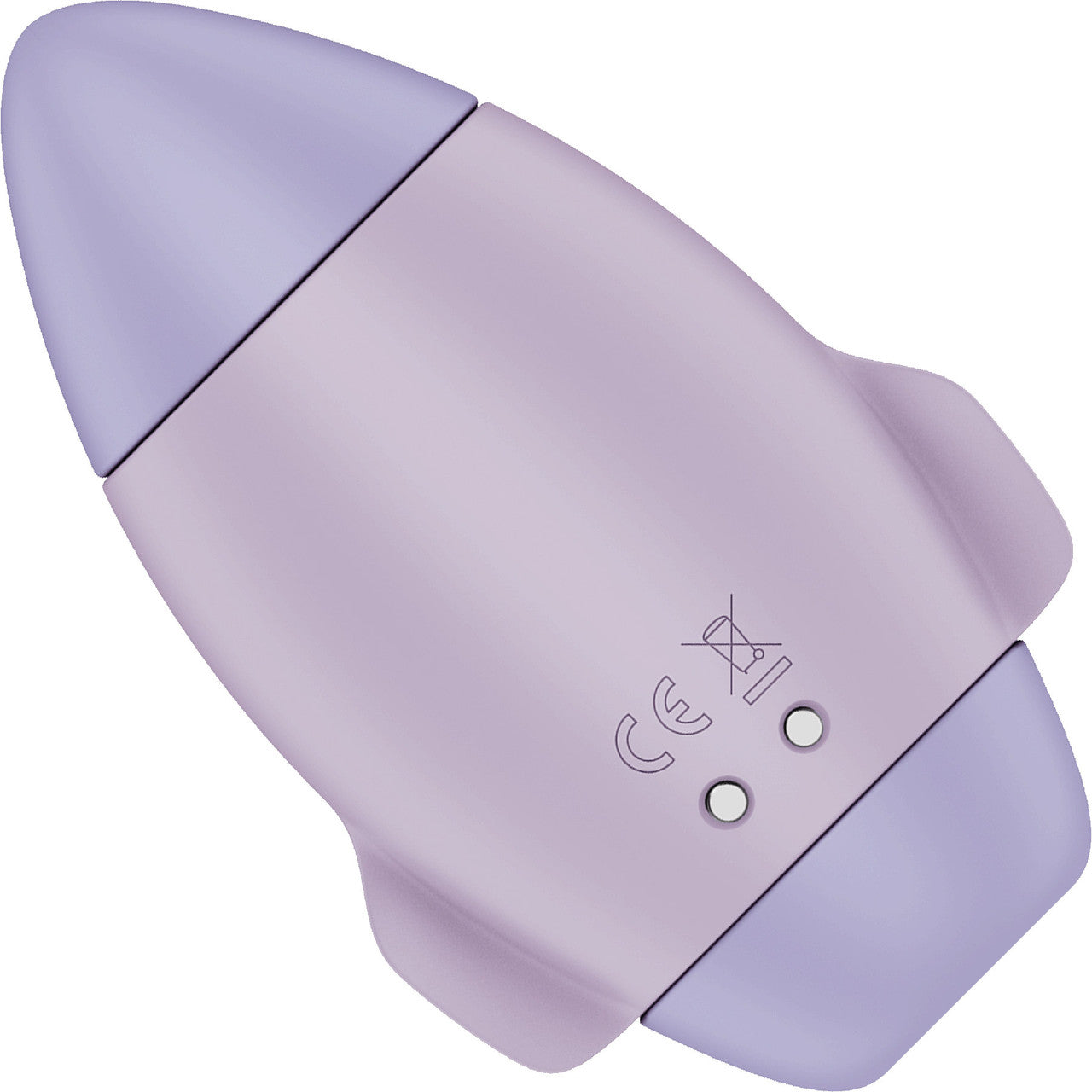 Satisfyer Mission Control Rechargeable Waterproof Silicone Air Pulse Clitoral Stimulator - Violet