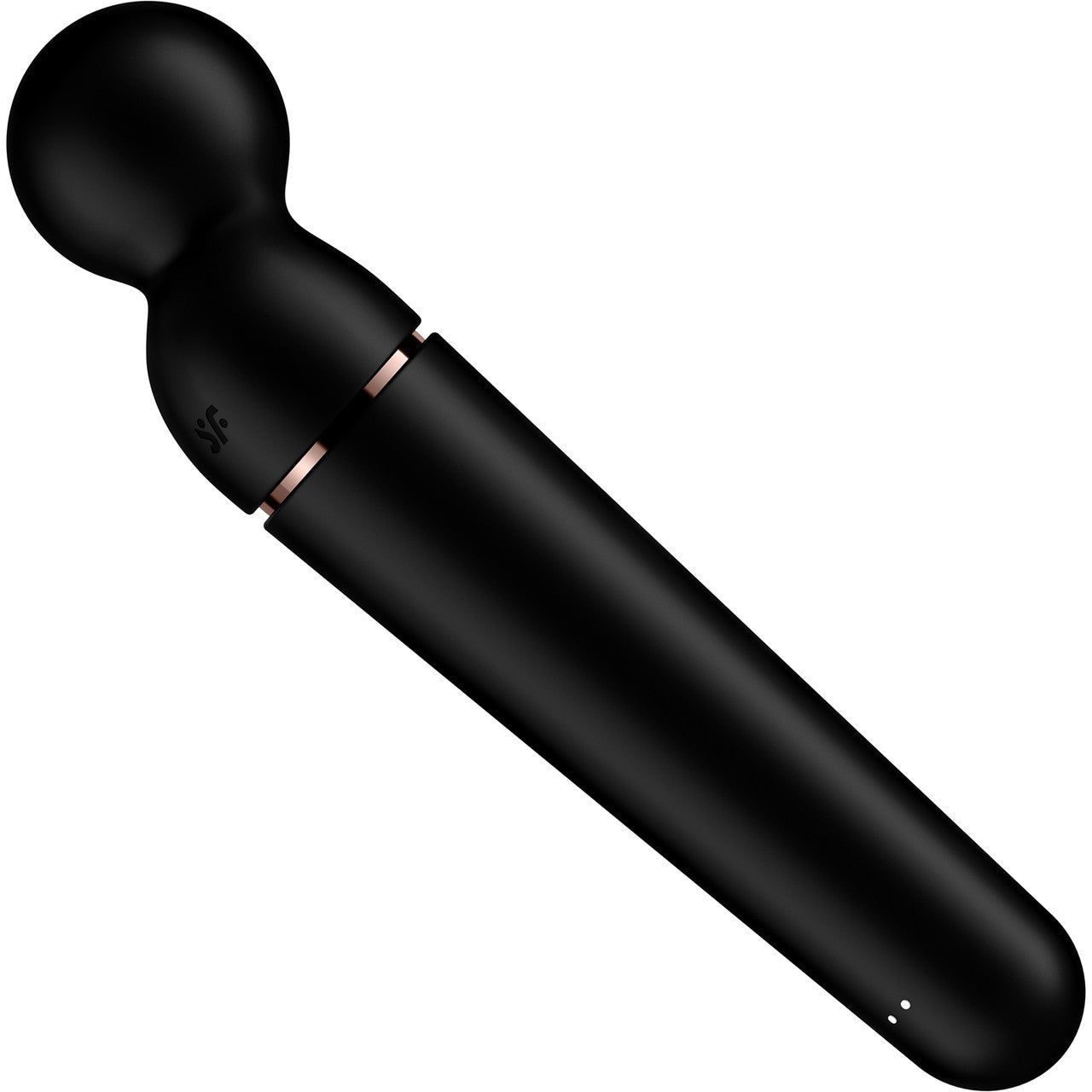 Satisfyer Planet Wand-er Silicone Rechargeable Waterproof Wand Style Vibrator - Black